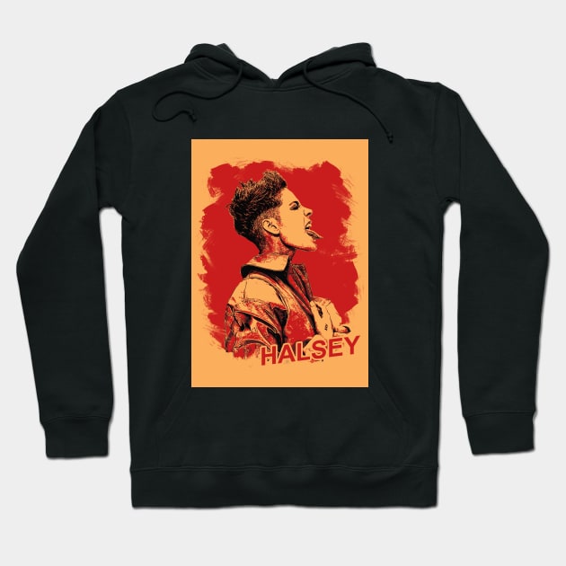 HALSEY ART Hoodie by Rezronauth